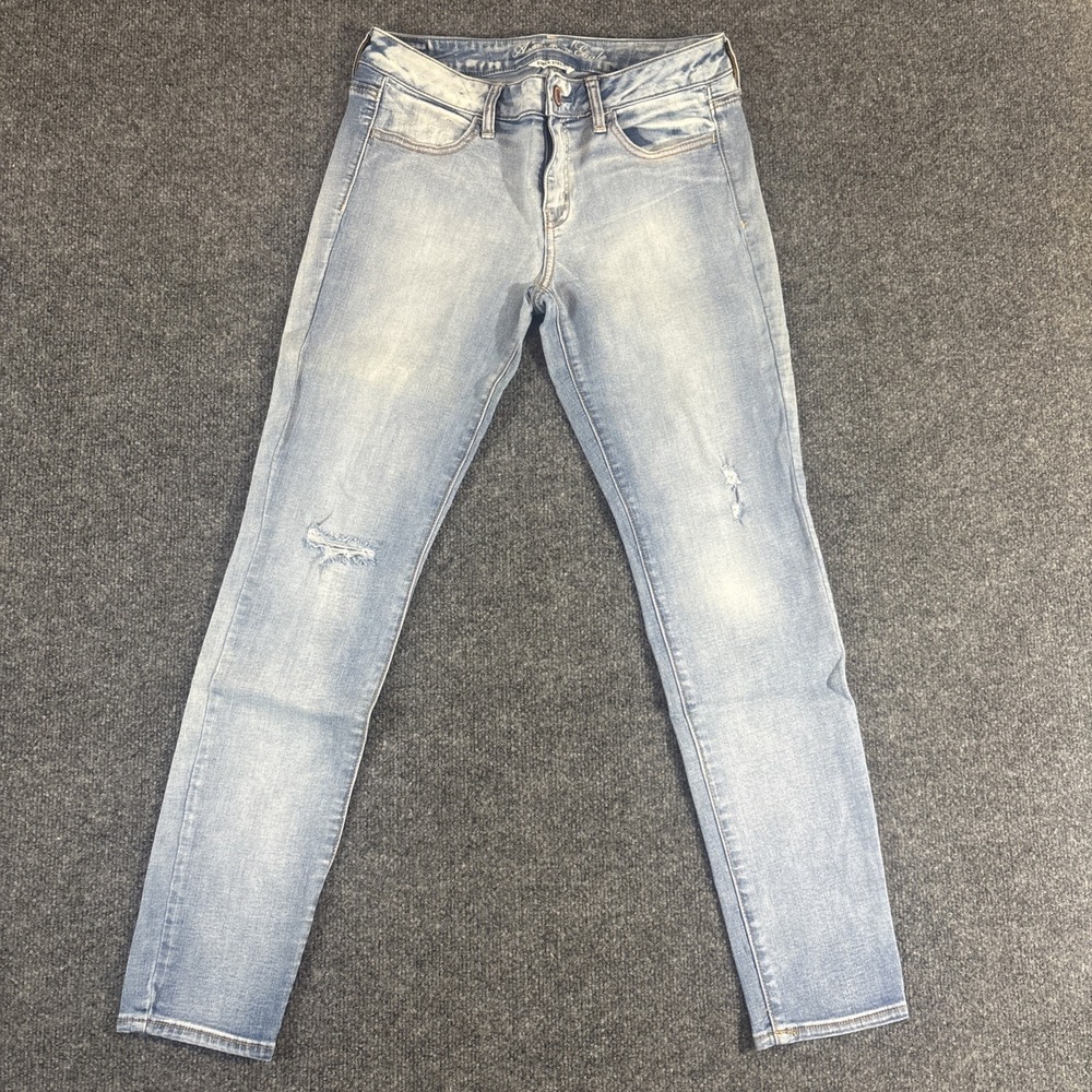 American Eagle Outfitters Women's Blue Jeans, Size 8